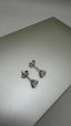 9ct White Gold Single Stone Lab-Grown Diamond Stud Earrings | 1.02ct Round Cut Diamonds