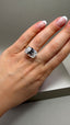 18ct Yellow Gold & Platinum Cushion Cut Lab-Grown Diamond Ring | 8.00ct