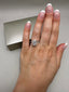 Platinum Cushion Cut Lab-Grown Diamond Ring | 3.40ct