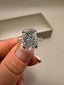 Platinum Cushion Cut Lab-Grown Diamond Ring | 3.40ct