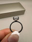 Platinum Cushion Cut Lab-Grown Diamond Ring | 3.40ct