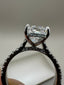 Platinum Cushion Cut Lab-Grown Diamond Ring | 3.45ct
