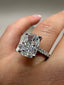 Platinum Cushion Cut Lab-Grown Diamond Ring | 3.45ct