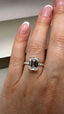 18ct Yellow Gold Emerald Cut Lab-Grown Diamond Ring | 3.45ct