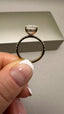 18ct Yellow Gold Emerald Cut Lab-Grown Diamond Ring | 3.45ct
