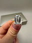 18ct Yellow Gold Emerald Cut Lab-Grown Diamond Ring | 4.40ct