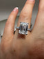 Platinum Emerald Cut Lab-Grown Diamond Ring | 4.75ct