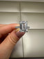 Platinum Emerald Cut Lab-Grown Diamond Ring | 4.75ct
