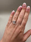 Platinum 4.10ct Lab-Grown Emerald Cut Diamond Ring | 4.00ct Centre