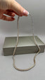 9ct Yellow Gold Lab-Grown Diamond Straight Tennis Necklace | 20.00ct Round Diamonds