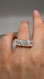 18ct Yellow Gold 5 Stone Radiant Lab-Grown Diamonds Ring | 5.00ct