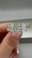 18ct Yellow Gold 5 Stone Radiant Lab-Grown Diamonds Ring | 5.00ct