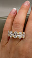 18ct Yellow Gold 5 Stone Oval Lab-Grown Diamonds Ring | 5.00ct