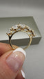 18ct Yellow Gold 5 Stone Oval Lab-Grown Diamonds Ring | 5.00ct