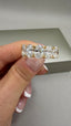 18ct Yellow Gold 5 Stone Oval Lab-Grown Diamonds Ring | 5.00ct