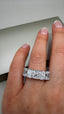 Platinum 5 Stone Radiant Cut Lab-Grown Diamonds Ring | 5.00ct