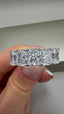 Platinum 5 Stone Radiant Cut Lab-Grown Diamonds Ring | 5.00ct