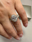 18ct Yellow Gold 2.30ct Lab-Grown Oval Cut Diamond Ring | 2.00ct Centre
