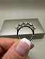 Platinum 5 Stone Oval Lab-Grown Diamonds Ring | 3.50ct