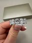 Platinum 5 Stone Oval Lab-Grown Diamonds Ring | 3.50ct