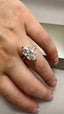 18ct Yellow Gold 3.45ct Lab-Grown Marquise Cut Diamond Engagement Ring | 3.00ct Centre