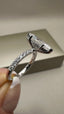 Platinum 2.45ct Lab-Grown Marquise Cut Diamond Ring | 2.00ct Centre