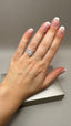 Platinum 2.45ct Lab-Grown Marquise Cut Diamond Ring | 2.00ct Centre