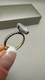18ct Gold & Platinum 2.35ct Marquise Lab-Grown Diamond | 2.00ct Centre