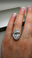18ct Yellow Gold 10.50ct Oval Lab-Grown Diamond Engagement Ring | 10.00ct Centre