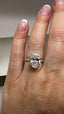 18ct Yellow Gold 3.40ct Oval Lab-Grown Diamond Engagement Ring | 3.00ct Centre