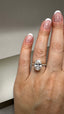 18ct Yellow Gold 3.40ct Oval Lab-Grown Diamond Engagement Ring | 3.00ct Centre