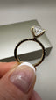 18ct Yellow Gold 3.40ct Oval Lab-Grown Diamond Engagement Ring | 3.00ct Centre