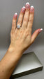 Platinum 3.00ct Oval Lab-Grown Diamond Engagement Ring | 3.00ct Centre