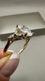 18ct Yellow Gold 3.30ct Oval Lab-Grown Diamond Engagement Ring | 3.00ct Centre