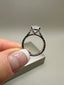 Platinum 2.30ct Oval Lab-Grown Diamond Engagement Ring | 2.00ct Centre