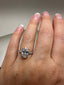 Platinum 2.30ct Oval Lab-Grown Diamond Engagement Ring | 2.00ct Centre