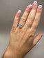 Platinum 2.30ct Oval Lab-Grown Diamond Engagement Ring | 2.00ct Centre