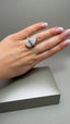 18ct Yellow Gold 11.35ct Lab-Grown Oval Engagement Ring | 10.00ct Centre
