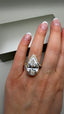 18ct Yellow Gold 11.35ct Lab-Grown Oval Engagement Ring | 10.00ct Centre
