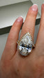 18ct Yellow Gold 11.35ct Lab-Grown Oval Engagement Ring | 10.00ct Centre