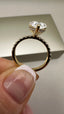 18ct Yellow Gold 3.50ct Pear Diamond Engagement Ring | 3.00ct Centre