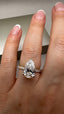 18ct Yellow Gold 3.50ct Pear Diamond Engagement Ring | 3.00ct Centre