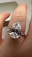 18ct Yellow Gold 3.50ct Pear Diamond Engagement Ring | 3.00ct Centre