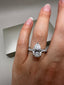 Platinum 3.50ct Pear Diamond Engagement Ring | 3.00ct Centre