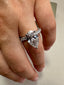 Platinum 3.50ct Pear Diamond Engagement Ring | 3.00ct Centre
