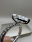 Platinum 3.50ct Pear Diamond Engagement Ring | 3.00ct Centre