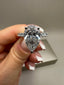 Platinum 3.50ct Pear Diamond Engagement Ring | 3.00ct Centre