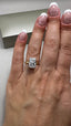 18ct Yellow Gold & Platinum 3.15ct Radiant Diamond Engagement Ring | 3.00ct Centre