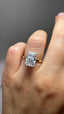 18ct Yellow Gold & Platinum 3.15ct Radiant Diamond Engagement Ring | 3.00ct Centre
