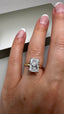 18ct Yellow Gold & Platinum 3.15ct Radiant Diamond Engagement Ring | 3.00ct Centre